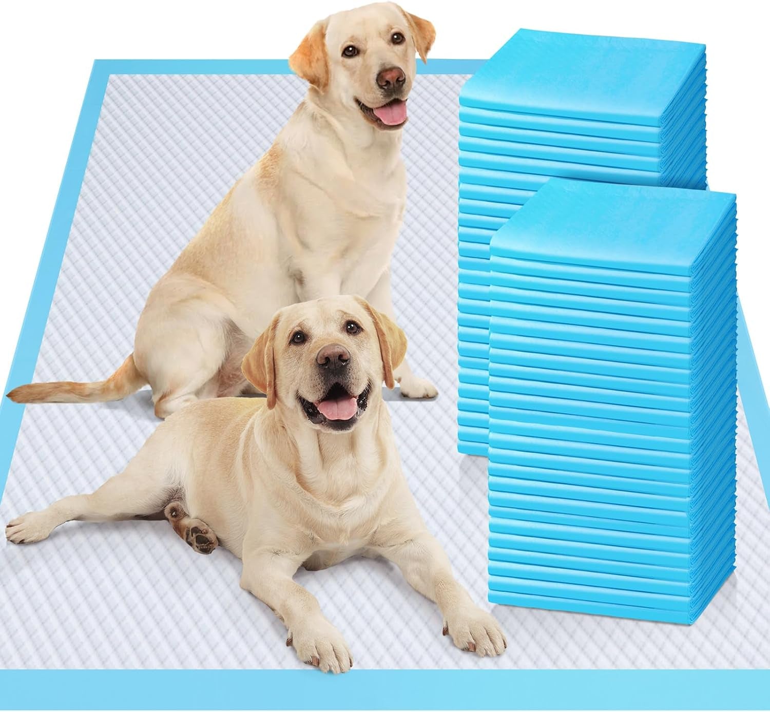 XXL 30"X36" Thicken 6 Layers Ultra Absorbency Dog Pee Pad Extra Large 3S Quick Dry Leakproof Pee Pads for Dogs, Cats, Rabbits Pets