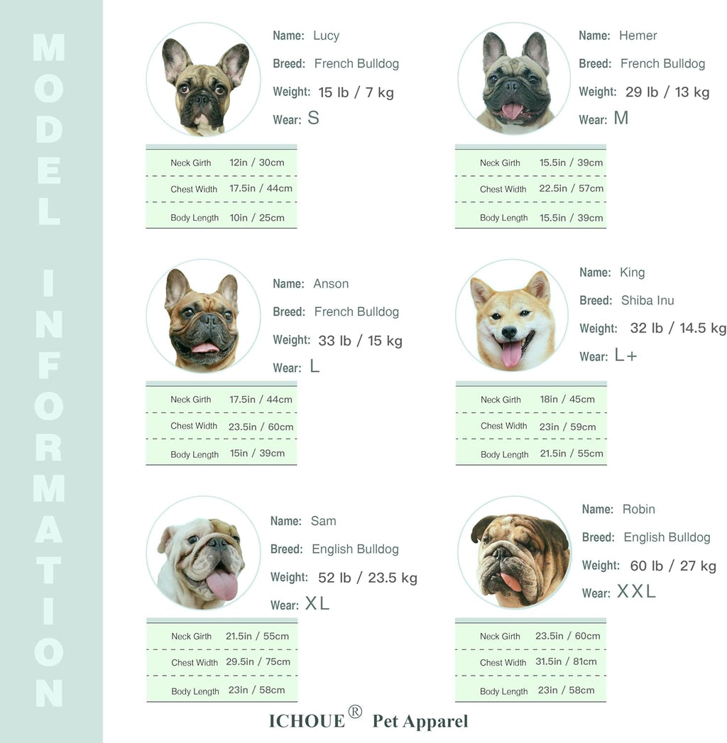 French Bulldog Frenchie Clothes Hoodies for Dogs Pug English Boston Terrier Bully Pitbull Corgi Sweatshirt Sweater Clothing - Green/Large Plus