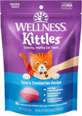 Kittles Crunchy Natural Grain Free Cat Treats, Tuna & Cranberries Recipe, All Life Stages, 6-Ounce Bag
